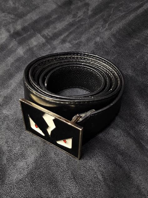 people wearing fendi monster belt|Fendi belt silver buckle.